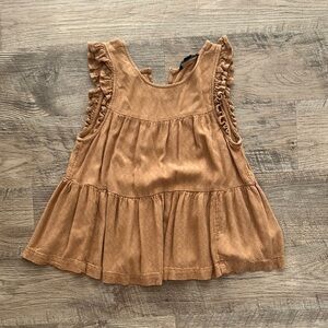 American Eagle Outfitters Textured Tan Top
